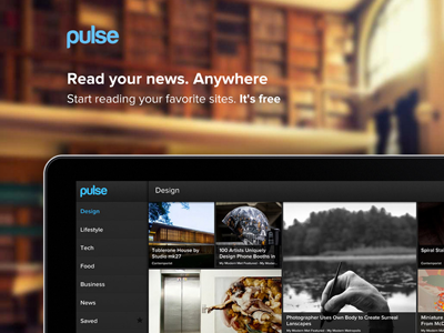 Introducing Pulse for Web blurry proxima nova pulse website