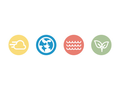 Nature Icons graphic design icons illustration vector
