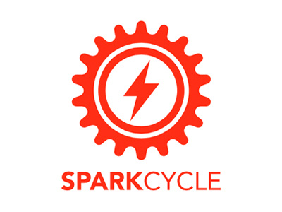 Spark Cycle bicycle cycle graphic design gym logo mark spark vector