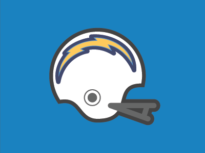 Chargers Helmet chargers football graphic design helmet nfl personal vector