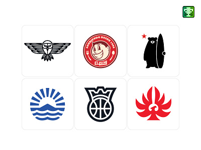 OG Design Co. bear branding design graphic-design logo logolounge mark owl phoenix vector