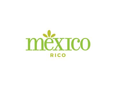 México Rico food graphic design kitchen logo mark mexico rico vector