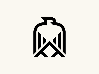 Hawk & Co. bird branding design graphic design graphic-design hawk logo mark vector