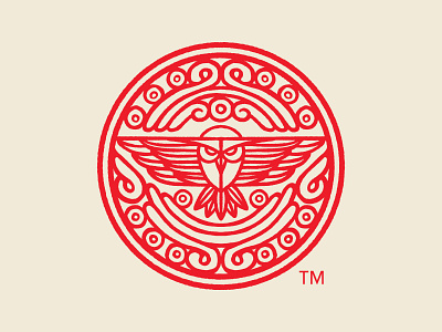 OG Design Co. Logo Seal Update aztec bird branding design freelance freelancing graphic design graphic-design logo logos mark mexico nahuatl og design co ogdc owl san diego tecolote vector