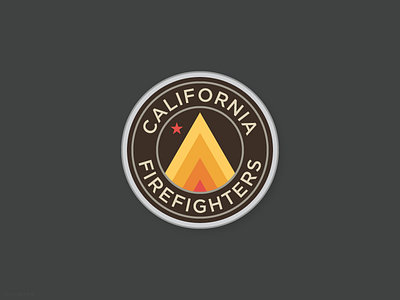 CA Firefighters Patch