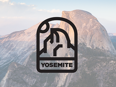 Yosemite Sticker hike outdoors sticker yosemite