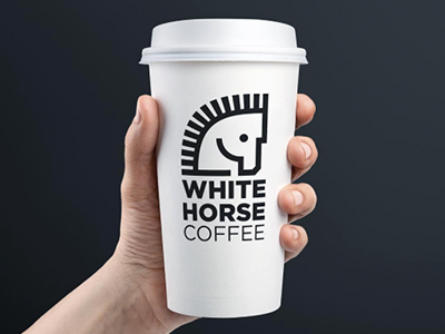 White Horse Coffee coffee horse white