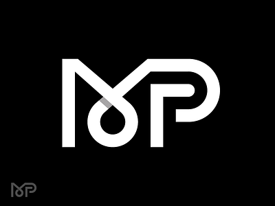 Letter MP PM Monogram Logo