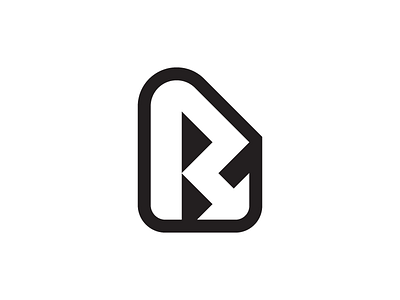 R branding logo monogram