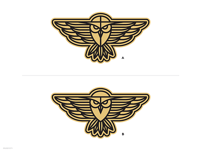 Owl bird branding logo owl