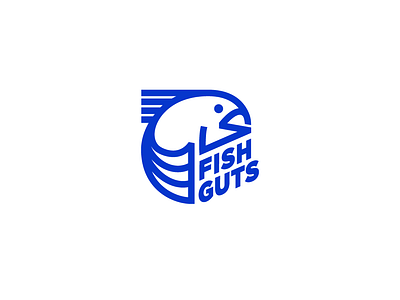 Fish Guts animal branding character design fish graphic design graphic design icon illustration logo logo mark mark type typography vector
