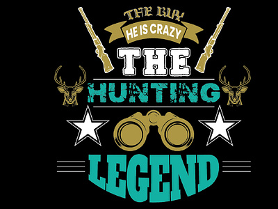 Hunting t-shirt design....