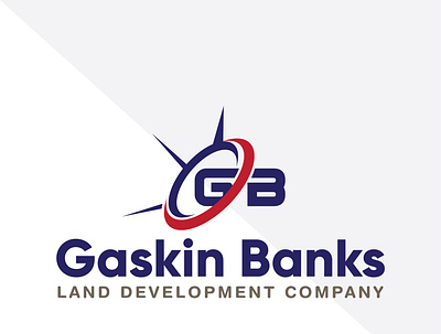 Land Development Company Logo Design branding company creative logo flat g logo gaskin banks gb logo graphic design land development logo logo logo design minimal real estate
