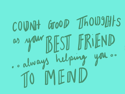 A friend to help you mend