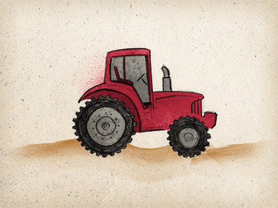 Tractor GIF animation gif illustration tractor