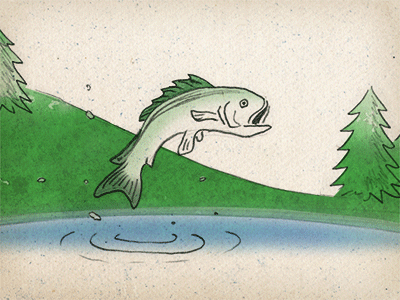 Jumping Fish GIF by Paul J. Bartlett on Dribbble