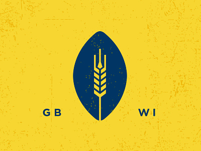 Titletown Brewing Co. barley beer football identity logo packers