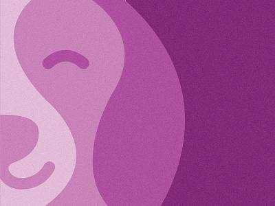 ZenDogz beagle branding curves dog icon logo purple
