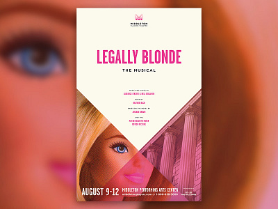 Legally Blonde barbie poster series theater