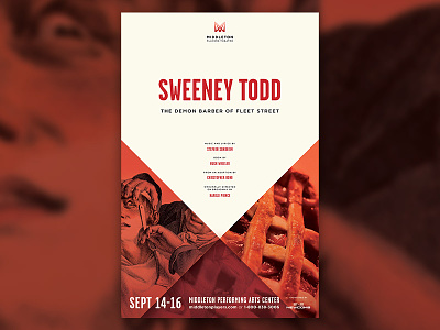 Sweeney Todd meat pie poster series theater