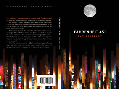 Fahrenheit 451 book cover ray bradbury the fox is black