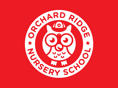 Preschool Owl kids logo mascot owl preschool