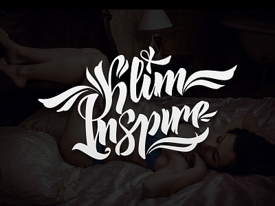 Klim Inspire calligraphy handdrawn handmade handtype lettering logo logotype type