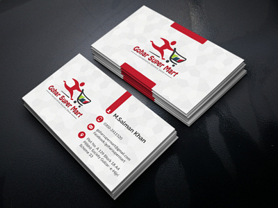 Business Card branding design flat logo typography web