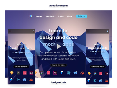 Adaptive Layout Design adaptive layout app app design beginner layout ui uidesign uiux ux web design