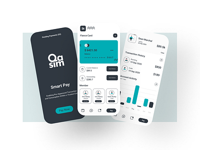 Design UI Mobile Application Qasim Smart Pay