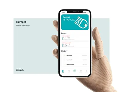 Digital Wallet Application Mobile UI Design - E'dmpet app branding design mobile ui ui ux