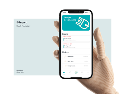 Digital Wallet Application Mobile UI Design - E'dmpet app branding design mobile ui ui ux