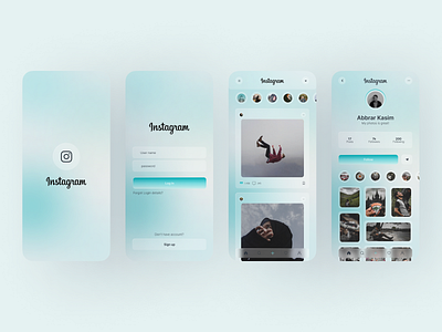 UI Design - Redesign  The Instagram Mobile Application