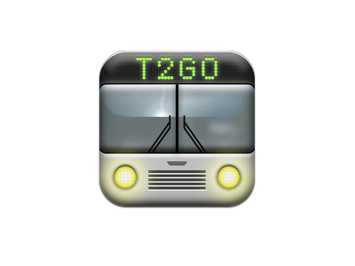 App Icon app bus interactive interface iphone transit ui ux
