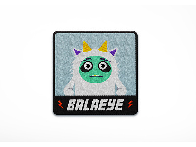 Balaeye-3 design flat icon illustration