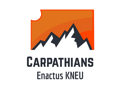 Enactus Carpathians branding design identity illustration logo merch travell trip vector