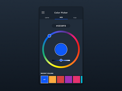 Color picker - practice project app design challenge color color picker practice ui ux