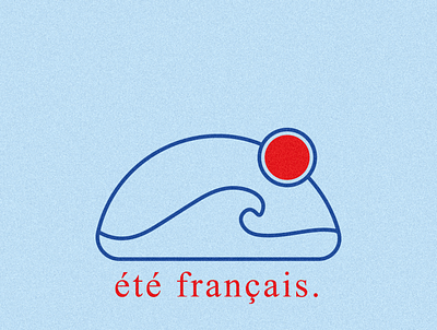 été français branding design flat illustration illustrator logo logotype minimal