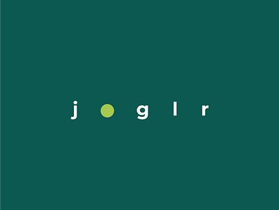 joglr typography branding design flat icon illustrator logo logotype minimal typography