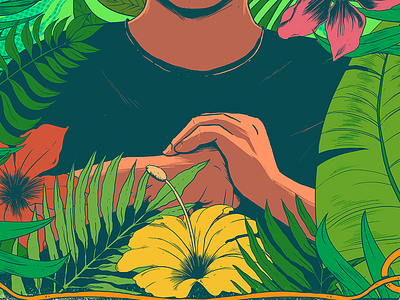 Jungle Jungle Gigposter Detail! gigposter