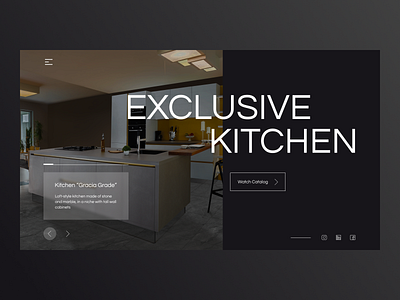 Exclusive Kitchen design exclusive kitchen figma figmadesign uxui website design