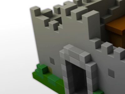 Castle Brick Voxel