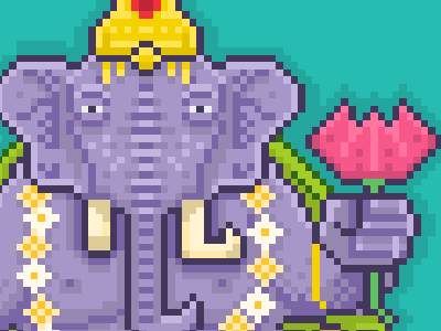 Pixel Ganesha