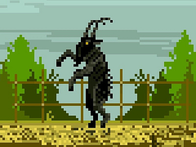 Black Phillip black goat horror movie phillip pixelart thewitch witch