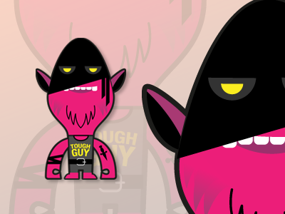 Tough Guy Character Concept character dudebox fiend tough toy vinyl