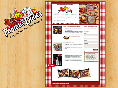 Landing Page - Famous Dave's Catering