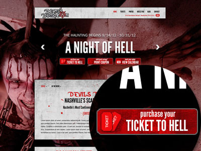 Haunted House Website grungy website haunted house website