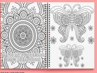 Adult Coloring Book adult amazon colorig coloring book filing book kdp book mandala mandala design