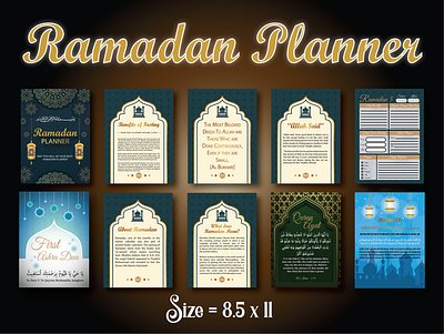 Ramadan Planner 2021 journal notebok planner poster ramadan ramadan planner