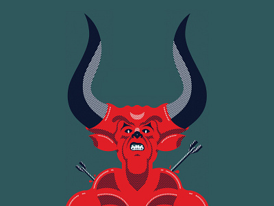 Legend Darkness 1980s arrows blood cruise curry darkness demon devil horns legend monster tim